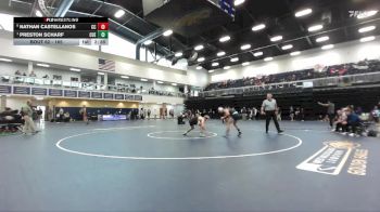 165 lbs Quarterfinal - Preston Scharf, Cuesta College vs Nathan Castellanos, Cerritos College
