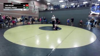 120 lbs Round 1 - Trek Keller, Preston Warriors Wrestling vs Maxwell Weigle, Lil Mavs Wrestling