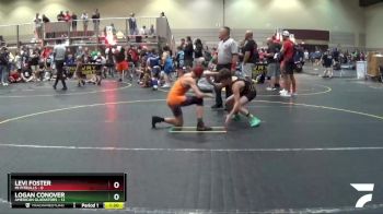 100 lbs Round 5 (6 Team) - Levi Foster, Mi Pitbulls vs Logan Conover, American Gladiators
