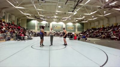 287 lbs Champ. Round 2 - Jonathan Bartlett, Mira Mesa vs Ansu Perez, Torrey Pines