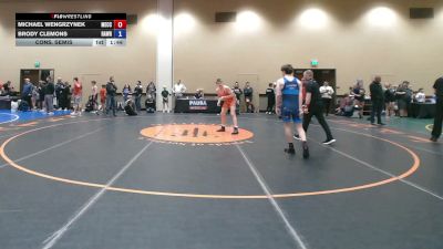 132 lbs Cons. Semis - Michael Wengrzynek, Mecca vs Brody Clemons, Rampage Wrestling