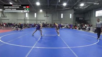 197 lbs 5th Place Match - Danny DeCristofaro, Cornell College vs Braiden Young, Augustana (IL)