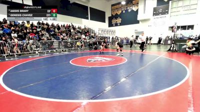 120 lbs Quarterfinal - Jaedis Brady, Esperanza vs Genesis Chavez, Citrus Valley