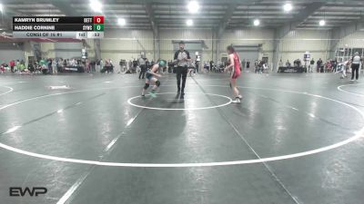 112 lbs Consi Of 16 #1 - Kamryn Brumley, Betterman Elite vs Haddie Cornine, Sedalia Youth Wrestling Club