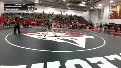 155 lbs 1st Place Match - Matilda Hruby, Brighton vs Timberly Martinez, Pomona