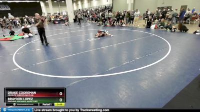 63 lbs Semifinal - Braydon Lopez, Proving Grounds Wrestling vs Drake Cooreman, MN Elite Wrestling Club