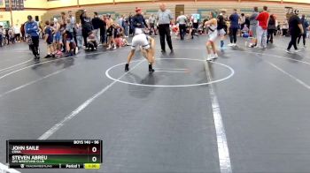 96 lbs Semifinal - John Saile, CRWA vs Steven Abreu, GPS Wrestling Club