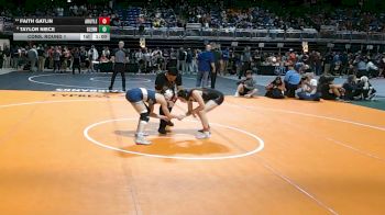 5A 115 lbs Cons. Round 1 - Faith Gatlin, Argyle vs Taylor Niece, Leander Glenn