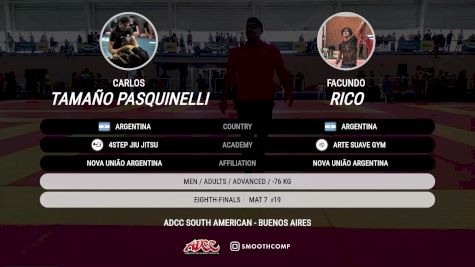 Carlos Tamaño Pasquinelli vs Facundo Rico 2025 ADCC South American Championship