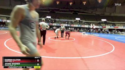 157 lbs Finals (2 Team) - Darren Elston, Kings Fork vs Stone Wagner, Ocean Lakes