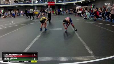 84 lbs Round 7 (8 Team) - Abel Morningstar, Kings Academy vs Noah Nelson, Rangers WC