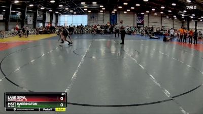 96 lbs Rd# 8- 12:30pm Saturday Final Pool - Matt Harrington, PA Gold vs Lane Gowl, Untouchables