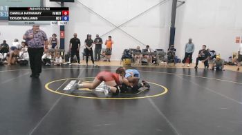 71 lbs Rr Rnd 1 - Camilla Hathaway, PA West Black - W vs Taylor Williams, NC United - W