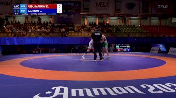 48 kg 1/2 Final - Khusniddin Abdukarimov, Uzbekistan vs Laszlo Szuromi, Hungary