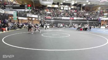 135 lbs Semifinal - Abbygayl Jackson, Oakley HS vs Eden Hill, Fredonia HS