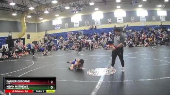 80 lbs Round 1 - Parker Osborne, C2X vs Kevin Mathews, Fort Mill Wrestling Club