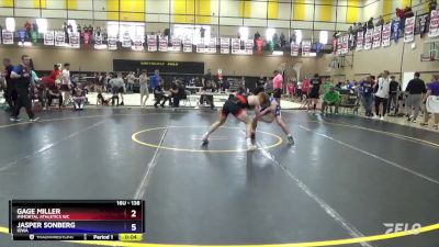 138 lbs Cons. Semi - Gage Miller, Immortal Athletics WC vs Jasper Sonberg, Iowa