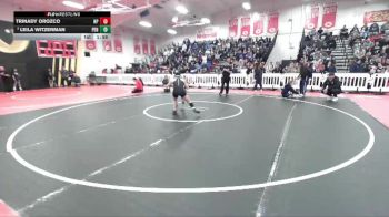 110 lbs Champ. Round 1 - Leila Witzerman, Peninsula vs Trinady Orozco, Newbury Park