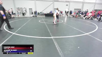 113 lbs Semis & 3rd Wb (16 Team) - Cooper Hinz, Iowa vs Konner Blaney, Ohio Red