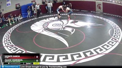 150 lbs Cons. Round 1 - Mason VanRoekel, Deer Valley High School vs Vicente Garcia, Clark