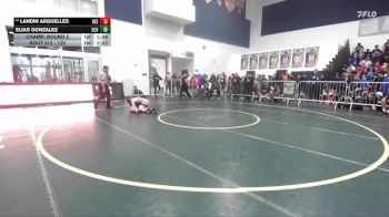 126 lbs Champ. Round 2 - Elias Gonzalez, Schurr vs Landin Arguelles, Hesperia