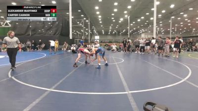 128 lbs Rr Rnd 4 - Alexander Martinez, Scorpions SJV - HSBAFC vs Carter Cannon, Boyertown - HSBAFC