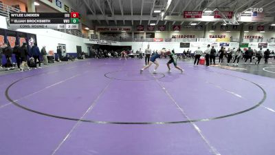 174 lbs Cons. Round 4 - Wylee Lindeen, Eastern Oregon University (OR) vs Elijah Brocksmith, William Woods University