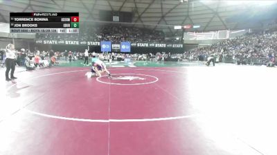 Boys 1B/2B 126 Champ. Round 1 - Torrence Bonina, Ocosta vs Jon Brooks, Columbia Burbank