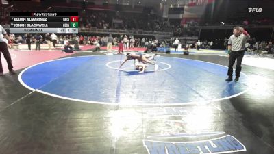 120 lbs Semifinal - Jonah Blackwell, Central Catholic vs Elijah Almarinez, Vacaville