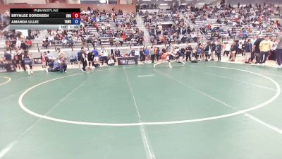 57 kg Champ. Rd Of 64 - Brynlee Sorensen, Sanderson Wrestling Academy vs Amanda Lillie, Team Aggression Wrestling Club