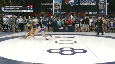 132 lbs Cons. Sub-rd Of 32 - Elijah Montoya-Mora, New Mexico vs Jaxon Sgrulletta, Connecticut