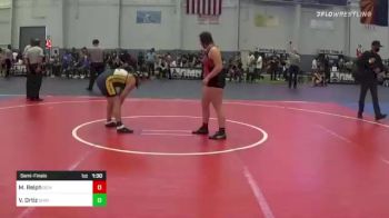 145 lbs Semifinal - Marek Relph, Devils Wrestling vs Valerie Ortiz, Shafter Youth Wrestling