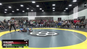 80 lbs Quarterfinals (8 Team) - Zy`ion Martin, Team Missouri (MO) vs Bryce Fiore, Minions Green (GA)