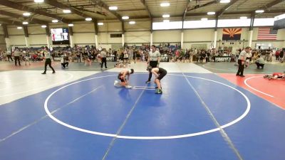 98 lbs Rr Rnd 2 - Julian Carrillo, Bagdad Copperheads WC vs Bryson Davis, Dove Creek