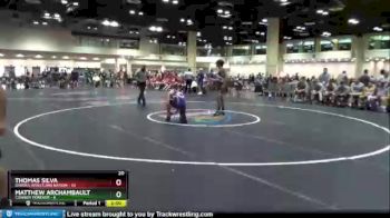 126 lbs Round 1 (10 Team) - Thomas Silva, Dakota Wrestling Nation vs Matthew Archambault, Cowboy Forever