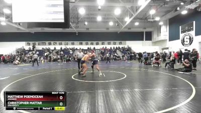 157 lbs Cons. Round 6 - Matthew Poemoceah, Anaheim vs Christopher Mattar, University