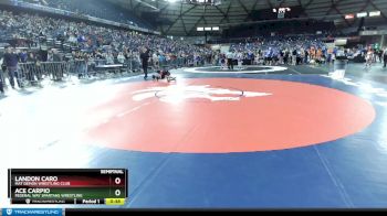 67 lbs Semifinal - Ace Carpio, Federal Way Spartans Wrestling vs Landon Caro, Mat Demon Wrestling Club