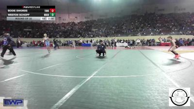 94 lbs Round Of 32 - Bodie Swords, Tonkawa vs Weston Schopf, Moore JH