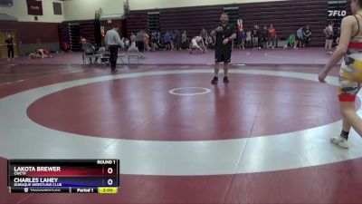 16U-4 lbs Round 1 - Lakota Brewer, CWCTF vs Charles Lahey, Dubuque Wrestling Club