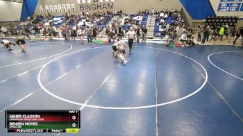 104 lbs Champ. Round 1 - Asher Clauson, Champions Wrestling Club vs Bensen Moyes, Syracuse