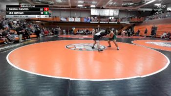 285 lbs Champ. Round 2 - Leo Mathias, Battle Mountain vs Bristol Fuentes, Declo