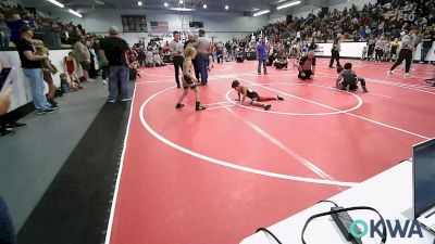 58 lbs Consi Of 4 - Jack Cisneros, Skiatook Youth Wrestling 2022-23 vs Tyler Gipson, Brushy Wrestling Club