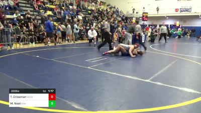 200 lbs Quarterfinal - TayLynn Crissman, Redbank Valley vs Madison Noel, Kiski Area