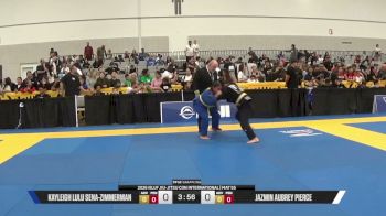 Jazmin Aubrey Pierce vs Kayleigh Lulu Sena-Zimmerman 2026 IBJJF Jiu-Jitsu CON International