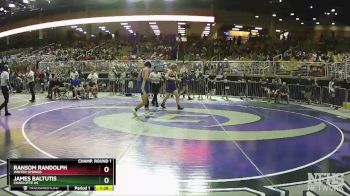 2A 160 lbs Champ. Round 1 - Ransom Randolph, Winter Springs vs James Baltutis, Charlotte Hs