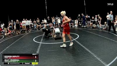 92 lbs Semis (4 Team) - Kooper Deputy, POWA vs Riley Crandall, Team Gotcha Blue