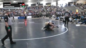 A 150 lbs Quarterfinal - Hunter Shelton, Greeneville High School vs Colin Bull, Soddy Daisy High School