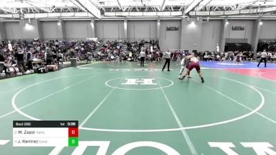 220 lbs Consi Of 16 #2 - Michael Zapor, New Britain vs Jhonnyel Ramirez, Danbury