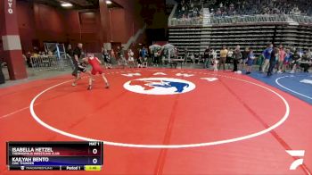 102 lbs Semifinal - Isabella Hetzel, Thermopolis Wrestling Club vs Kailyah Bento, CWC Thunder