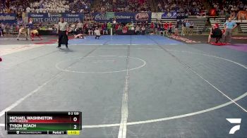 D 2 120 lbs Semifinal - Michael Washington, North DeSoto vs Tyson Roach, Sam Houston